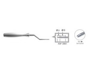 Остеотом вогнутыйXOF20B1 Остеотом стоматологический, диаметр 1.7*2.8 мм, Dentium (Ю.Корея) XOF20B1