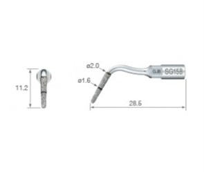 Насадка для костной хирургииSG15B Хирургическая насадка, предназначена для «мягкой» перфорации альвеолярной кости., NSK (Япония) Z305-125