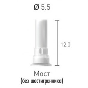 SBC55BL Выжигаемый цилиндр, Dentium (Ю.Корея) SBC55BL