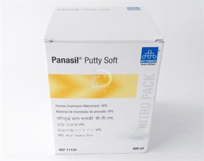 Panasil Putty Soft Intro pack - оттискной материал на основе А-силикона, пониженная конечная твердость, 2x200 мл 11120