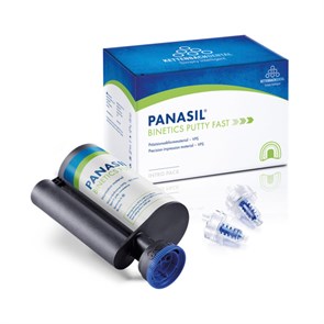 Panasil Binetics Putty Fast Intro pack - оттискная масса (первый слой) на основе А-силикона, 380 мл + 10 динамических смесителей 14700