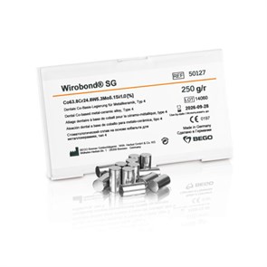 Wirobond SG - кобальтохромовый сплав для металлокерамики, 250 г 50127