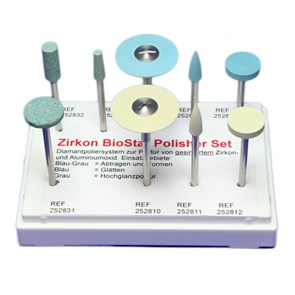 Zirkon BioStar Polisher WZ - алмазные полиры, ролик, крупные, 3 шт 252832