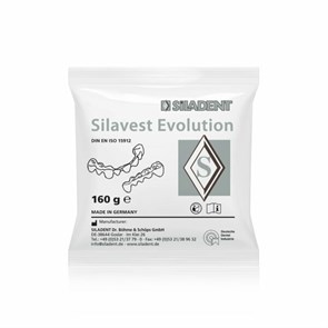 Silavest Evolution - фосфатная паковочная масса, без графита, для коронок и мостов, коробка 5 кг (32 х 160 г) 121921