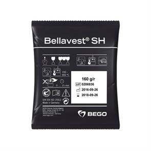 Bellavest SH - паковочный материал для сверхточного литья коронок и мостовидных протезов, 144х90 г 54257