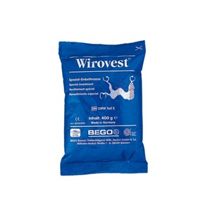 Wirovest - паковочный материал для бюгельного протезирования, 15х400 г, 6 кг 51057