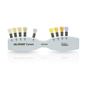 IPS e.max Ceram Shade Guide ZirLiner - цветовая шкала 597069