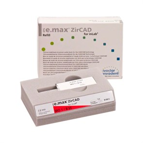 IPS e.max ZirCAD inLab - блоки из оксида циркония, цвет MO 1 B55, 1 шт 608482