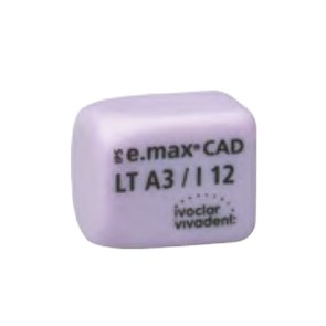 IPS e.max CAD PlanMill LT - блоки из дисиликата лития, цвет D2, I12, 5 шт 665781