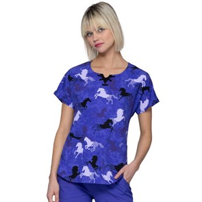 Топ женский HeartSoul Prints HS685, лошади, S HS685-AWUN-S