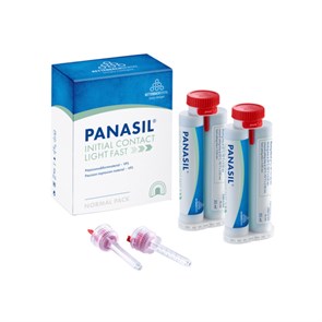 Panasil initial contact Light Fast - корригирующий материал, жидкотекучий, 2x50 мл + 8 смесителей 13471