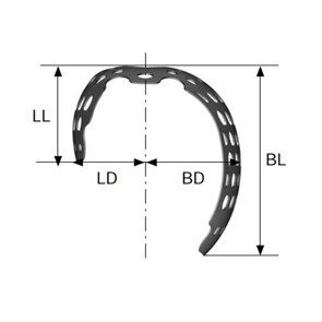 OssBuilder - титановая мембрана, BW 10, BL 9, LL 4.5, BD 5.5, LD 3.7, горизонтальный SB3H109F