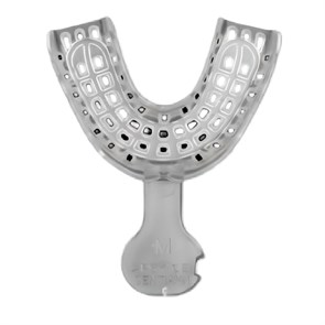 Ложка одноразовая оттискная Implant Tray LM, низ, размер M, прозрачная, 1 шт IT-LM-T