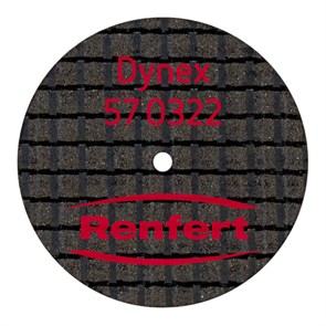 Диски отрезные Dynex, армированные стекловолокном, 0,3х22 мм, 20 шт 570322