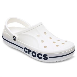 Сабо CROCS Bayaband Clog, белые с синей полосой, 44-45 205089-126-M12