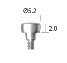 SOHAB4820 Формирователь десны, диаметр 5.2, высота 2 мм, Dentium (Ю.Корея) SOHAB4820