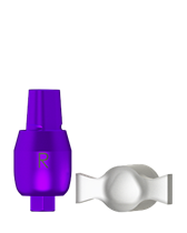 Слепочный трансфер для закрытой ложки, включая винт абатмента и колпачок позиционирующий, D 4,5 R 31