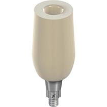 Абатмент временный RB/WB, диаметр 4.5 мм, высота 1.5 мм, VITA CAD-Temp, с винтом 064.4371