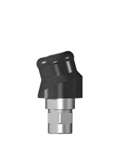 Угловой абатмент Novaloc, 15°, включая винт углового абатмента Novaloc, Тип 1, D 4,5, GH 2,0/3,0 T 6610-1