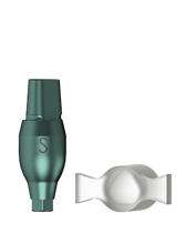 Слепочный трансфер для закрытой ложки, включая винт абатмента и колпачок позиционирующий, D 3,5/4,0 S 30