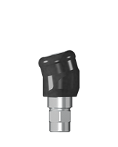 Угловой абатмент Novaloc, 15°, включая винт углового абатмента Novaloc, Тип 1, D 3,4, GH 2,0/3,0 T 6600-1