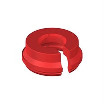 Вставка ретенционная Novaloc, красная, экстра-низкая сила ретенции, PEEK, 4 шт./уп. 2010.710-NOV