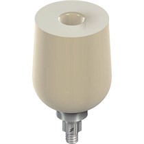 Абатмент временный WB, диаметр 5.5 мм, высота 1.5 мм, VITA CAD-Temp, с винтом 064.4390