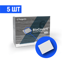 Мембрана коллагеновая рассасывающаяся Purgo BioCover 6, размер: 20мм x 30мм, 5 шт BC2030