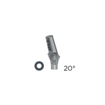 Абатмент полупрофильный TiDesign EV 3.6, угловой 20°, диаметр 4.5 мм, высота 1,5 мм (TiDesign EV 3.6, 20°, Ø4,5 –1,5 mm), арт: 25335 25335