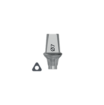 Абатмент полупрофильный TiDesign EV 4.8, диаметр 7 мм, высота 1,5мм Tri (TiDesign EV 4.8, Ø7 – 1,5 mm Tri), арт: 25341 25341