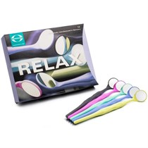 Hahnenkratt RELAX FS Ultra - ультраяркое зеркало с ручкой, №5, диаметр 24 мм, ассорти, 10 шт 7310
