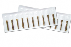КЛАММЕРЫ СТАЛЬНЫЕ КРУГЛЫЕ (TiN)/d–1,0 мм/ L=25мм/1 шт 00000025215