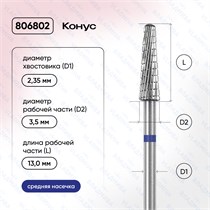 ФРЕЗА ТВС  806802 голубая 00000068202