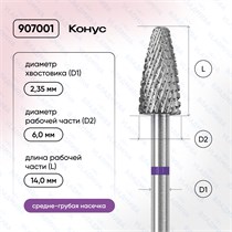 ФРЕЗА ТВС 907001 фиолетовая 00000068209