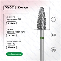 ФРЕЗА ТВС 406001 зеленая 00000068194