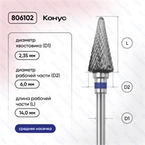 ФРЕЗА ТВС 806102 синяя 00000085953