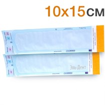 Пакеты для стерилизации 10х15см комбинированные самоклеящиеся (200шт.), Клинипак 1231916679