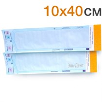 Пакеты для стерилизации 10х40см комбинированные самоклеящиеся (200шт.), Клинипак 1231916681