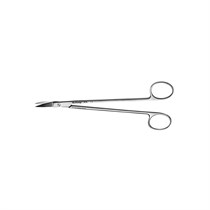 Ножницы изогнутые остроконечные, 1 зубчатое лезвие 18см 7 S1L