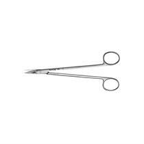 Ножницы прямые остроконечные, 1 зубчатое лезвие 18см 7 S2L