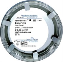 Проволока лабораторная Remanium круглая жесткая 1,2 мм 10 м 72424
