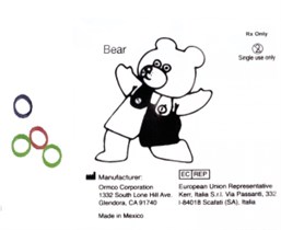 Тяга эластичная Медведь 1/4, 4.5 oz сильная ЦВЕТНАЯ 77144