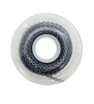 Цепочка эластичная серая, без шага 4,6 м 77721