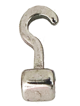 Стопор зажимной с крючком изогнутым средним, правый 77680