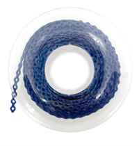 Цепочка эластичная синяя, длинный шаг 4,6 м 77619