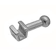 Стопор с шаровидным крючком прямоугольный 76782