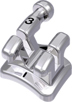 Брекеты лигатурные металлические Discovery Smart Roth 018 кр.3,4,5, 20 шт. 75056