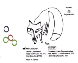 Тяга эластичная Лиса 1/4, 3,5 oz средне-сильная ЦВЕТНАЯ 76110