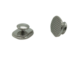 Кнопка лингвальная прямоугольная плоская 75429