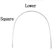 Дуга нитиноловая супер-эластичная NiTi широкая форма 17х25 н/ч 78598